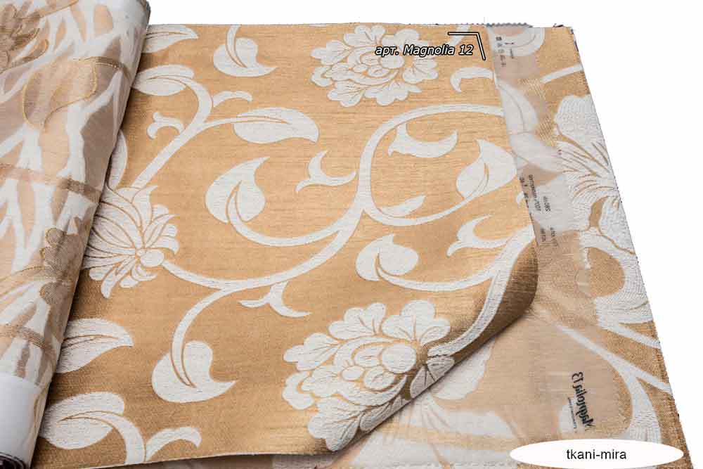 Magnolia 05, 12, 19, 26, 33, 40, 47 ткань 5 авеню, Цветы-Растения от магазина Ткани Мира ✅