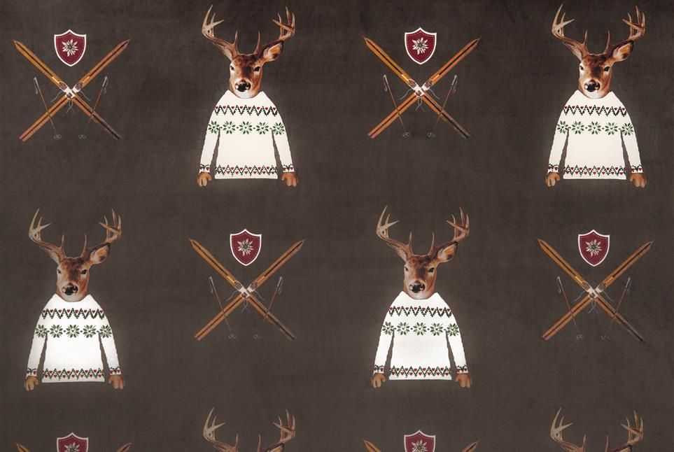 Mountain Deluxe Welcome Home Mountain Mania ткань Fine, Персонажи от магазина Ткани Мира ✅