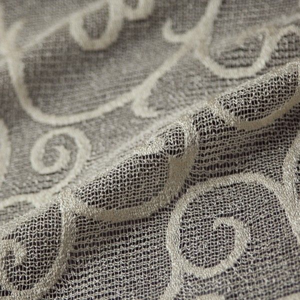 Mona Lisa Embrodery 55411 ткань Vip Dekor, Вензель-Завитки от магазина Ткани Мира ✅