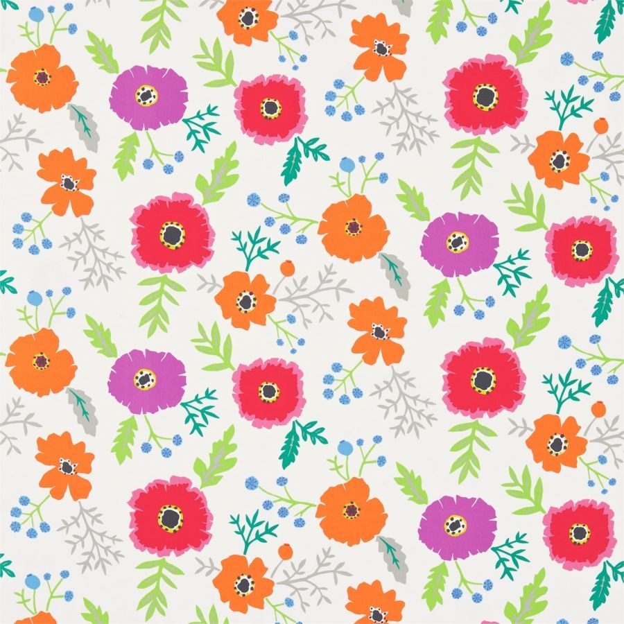 Ткань Sanderson 224618  Papavera Prints & Embroideries, Цветы-Растения от магазина Ткани Мира ✅