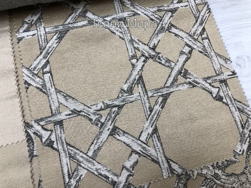Murakami 03-09-15-21-27-33-39-45 ткань 5 Avenue, Геометрия Клетка от магазина Ткани Мира ✅