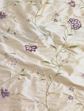 Botanical Silks Climbing Floral Dupion 31413 ткань James Hare, Цветы-Растения от магазина Ткани Мира ✅
