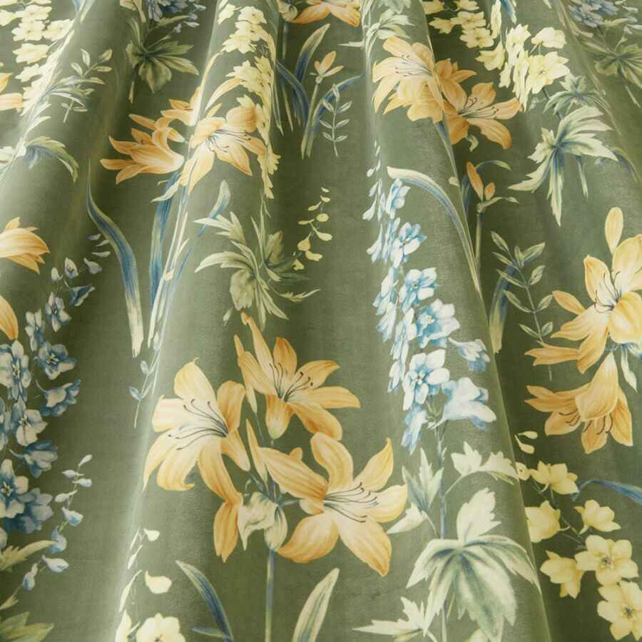 Observatory Botanical Studies Olive ткань Iliv, Цветы-Растения от магазина Ткани Мира ✅