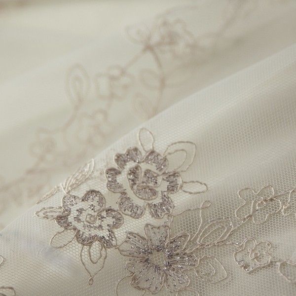 Mona Lisa Embrodery 46699 ткань Vip Dekor, Цветы-Растения от магазина Ткани Мира ✅