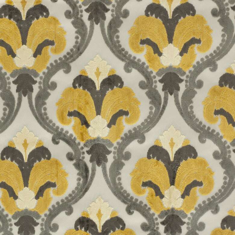 Louvre Victoriana ткань Dom Caro, Вензель-Завитки от магазина Ткани Мира ✅