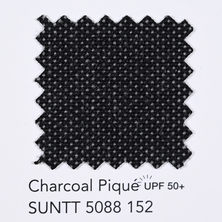 Ткань для штор Sunbrella plus 5088 Charcoal Pique, Рогожка от Sunbrella ткани в магазине Ткани мира