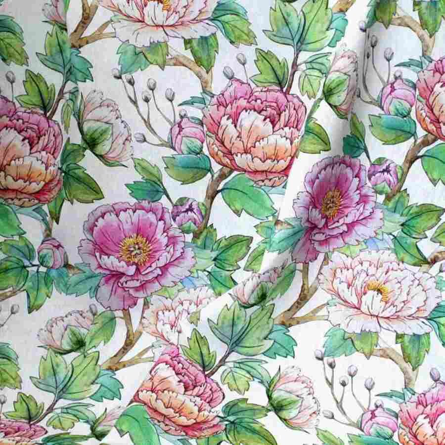 DIG 0665 ткань Windeco каталог Siesta, Цветы-Растения от магазина Ткани Мира ✅