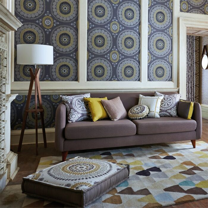 Jardin Boheme Fabrics Lulu ткань Harlequin, Геометрия от магазина Ткани Мира ✅