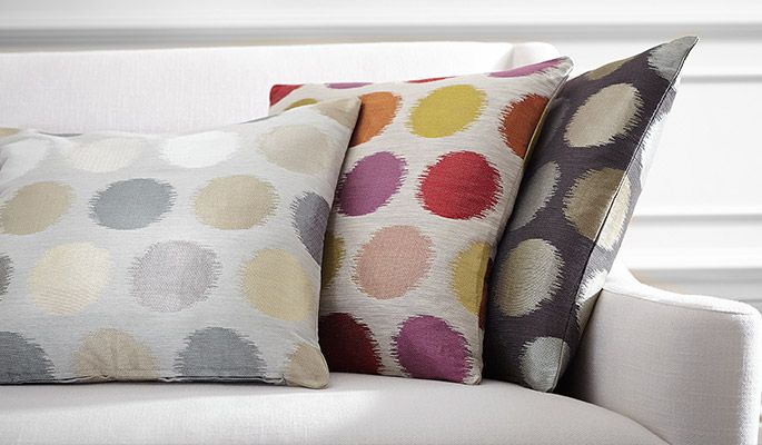 Prism Silks Luna 31566 ткань James Hare, Горошек от магазина Ткани Мира ✅