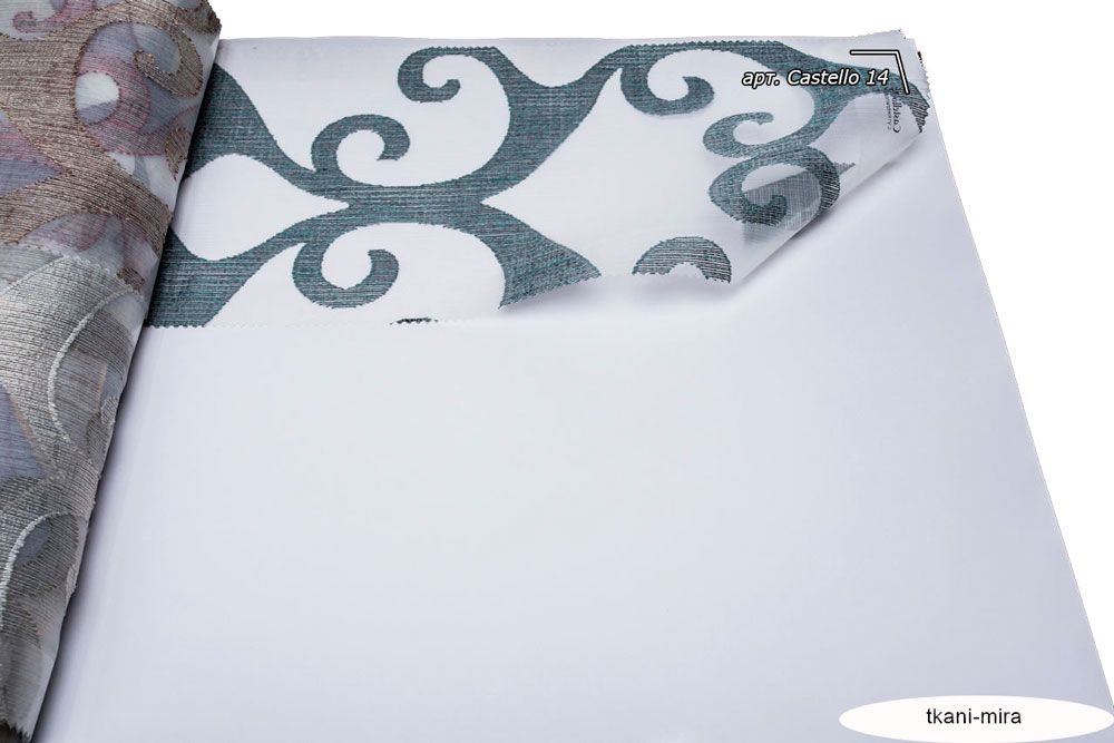 Castello 08,09,10,11,12,13,14 ткань 5 авеню, Вензель-Завитки от магазина Ткани Мира ✅