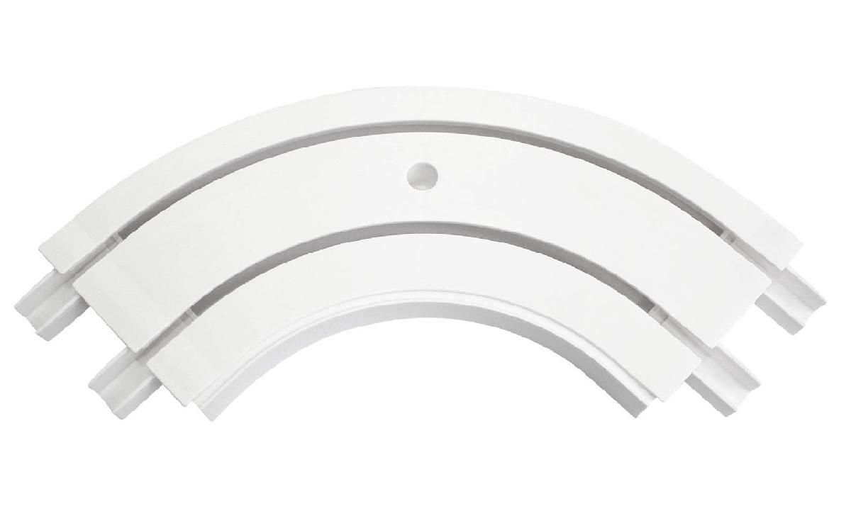 картинка Закругление внутреннее для шины потолочной 2-х рядной, 90 градусов, 20621 