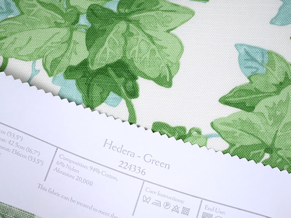 Hedera ткань Sanderson, Цветы-растения от магазина Ткани Мира ✅