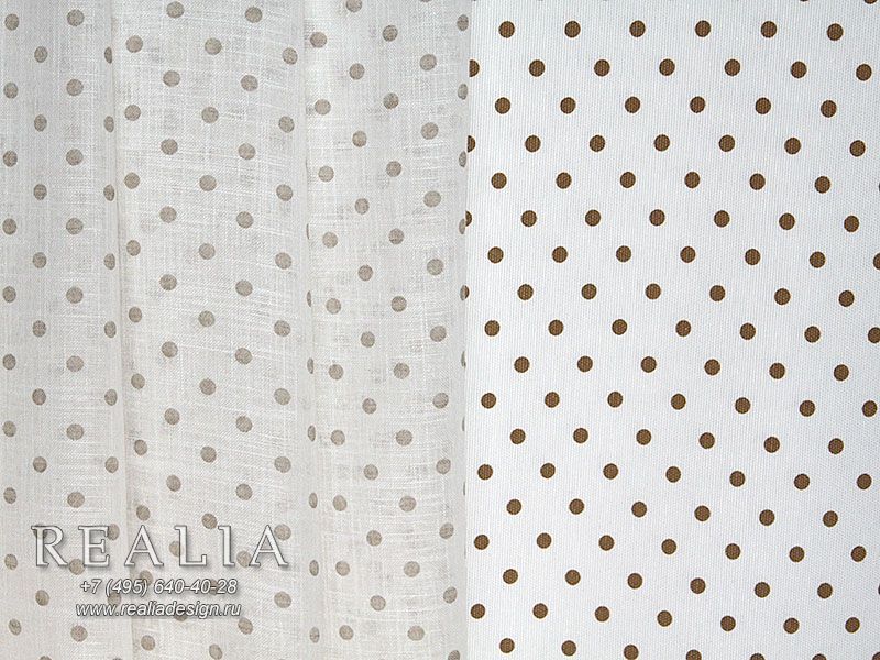 Balu George ткань Realia, Горошек от магазина Ткани Мира ✅
