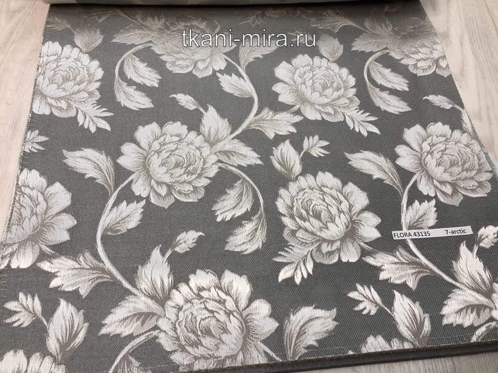 Flora 43135 ткань Windeco каталог Indira, Цветы-Растения от магазина Ткани Мира ✅