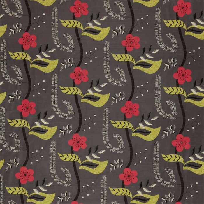 Juniper Fabrics Nadina Silk ткань Harlequin, Цветы-Растения от магазина Ткани Мира ✅
