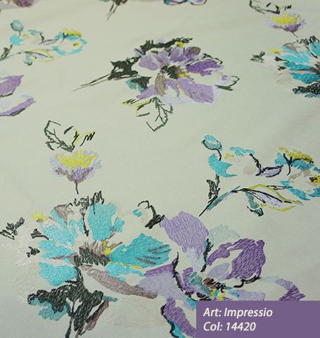 Impressio ткань Dana Panorama, Цветы-Растения от магазина Ткани Мира ✅