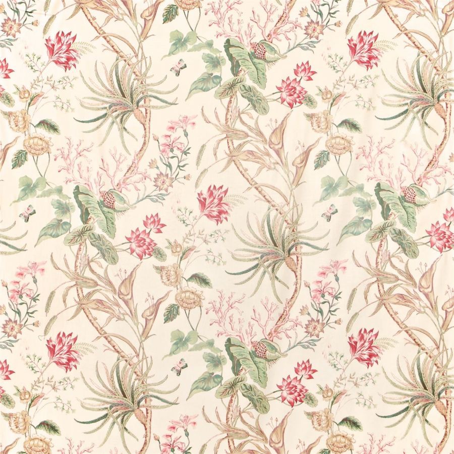 Ткань Sanderson DCAVMA201  Caverley Prints, Цветы-Растения Персонажи от магазина Ткани Мира ✅