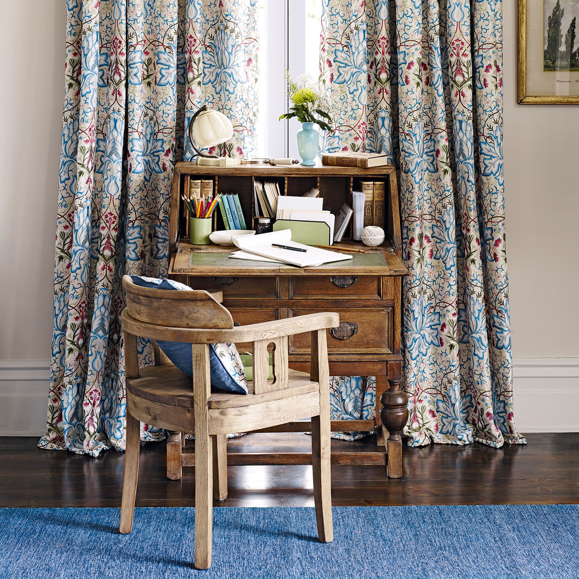 Woodland Embroideries Artichoke Embroidery ткань Morris&Co, Цветы-Растения от магазина Ткани Мира ✅