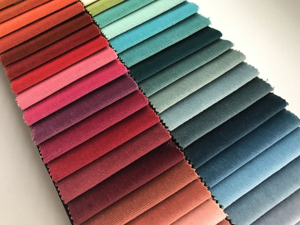 Decora ткань 61100 бархат, Однотонная от магазина Ткани Мира ✅