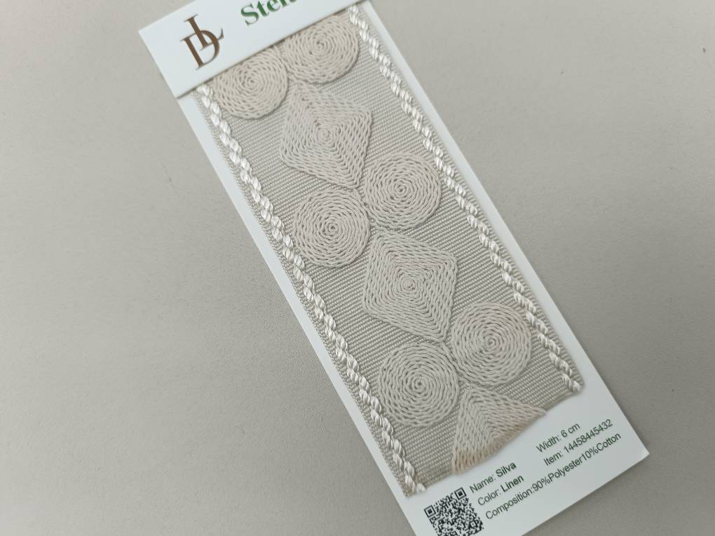 Silva бордюр для штор Daylight, Геометрия от магазина Ткани Мира ✅