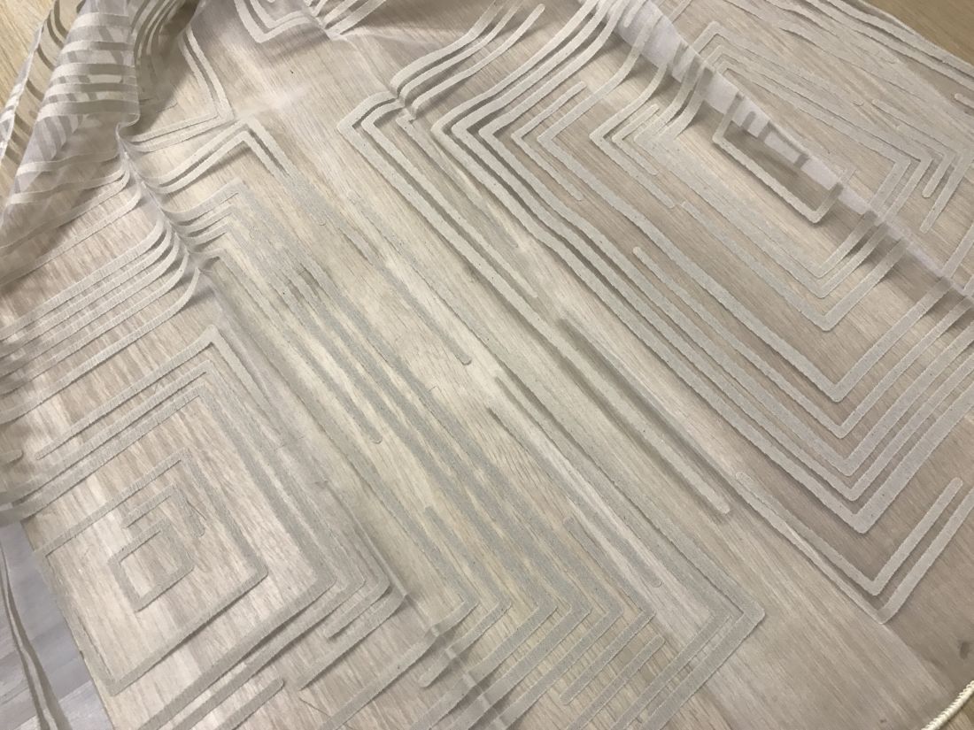 Venus Devore 470  ткань Textile Express, Геометрия от магазина Ткани Мира ✅