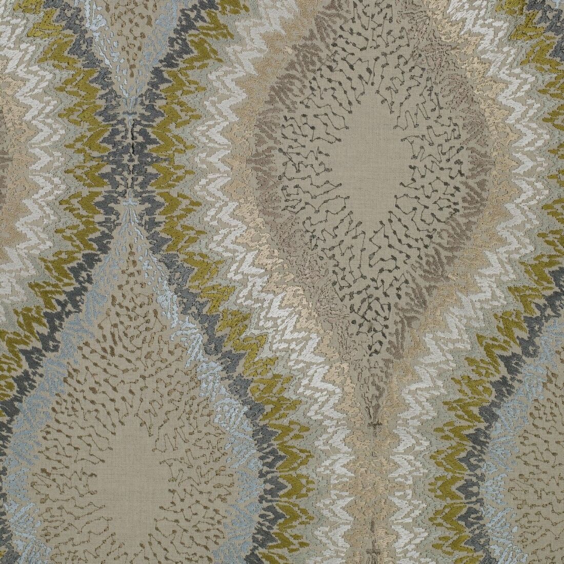 Tempo Flamenco 31601 ткань James Hare, Полоска Волны-Зигзаги от магазина Ткани Мира ✅