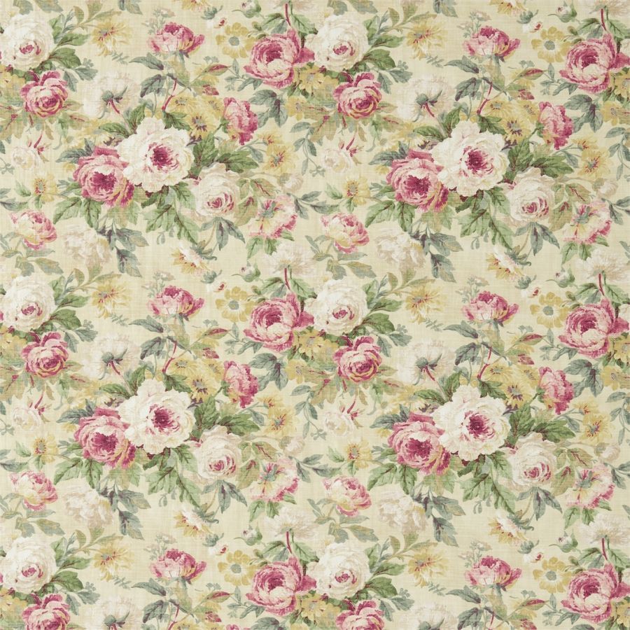 Ткань Sanderson 223979  Fabienne Prints & Embroideries, Цветы-Растения от магазина Ткани Мира ✅