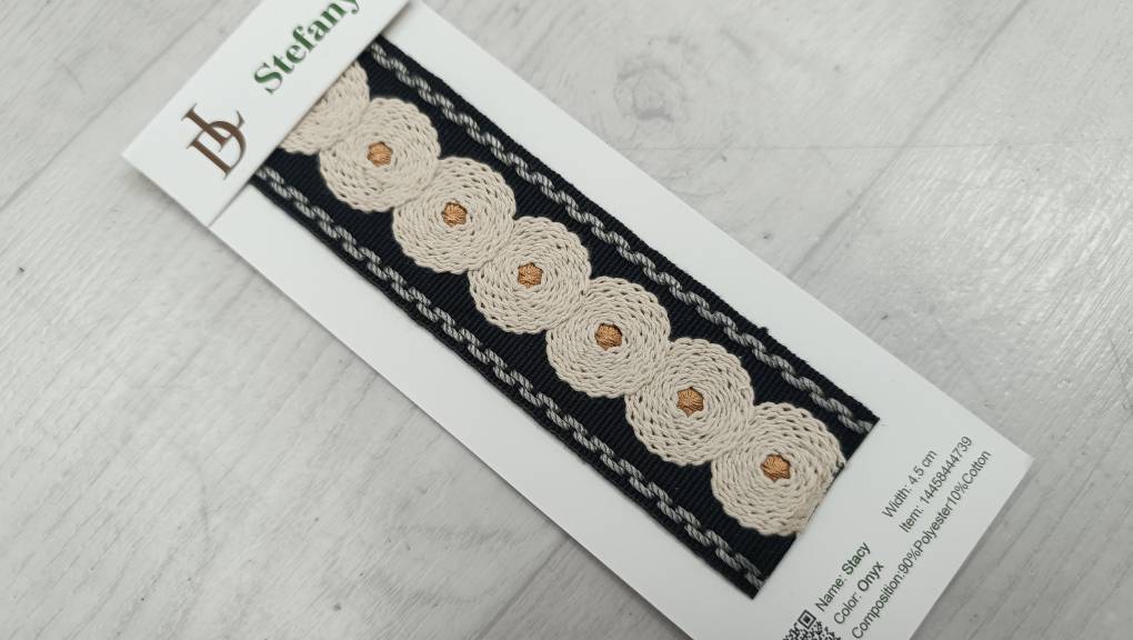 Stacy бордюр для штор Daylight, Геометрия от магазина Ткани Мира ✅