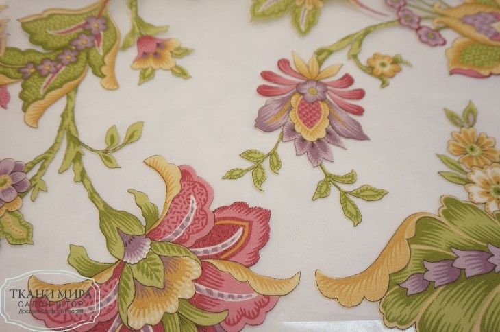 Ткань Corfu 17, 19, 21, 23, Цветы-Растения от магазина Ткани Мира ✅
