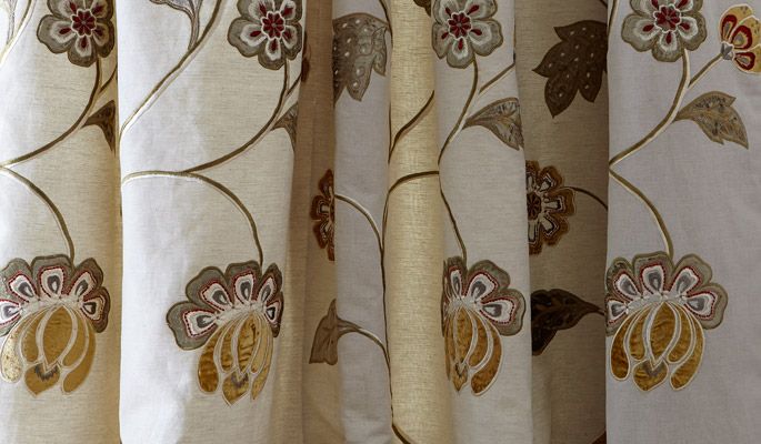 Oriel Silks Oriel 31557 ткань James Hare, Цветы-Растения от магазина Ткани Мира ✅