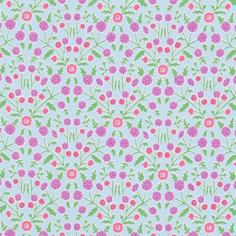 Ткань Sanderson 224636  Papavera Prints & Embroideries, Цветы-Растения от магазина Ткани Мира ✅