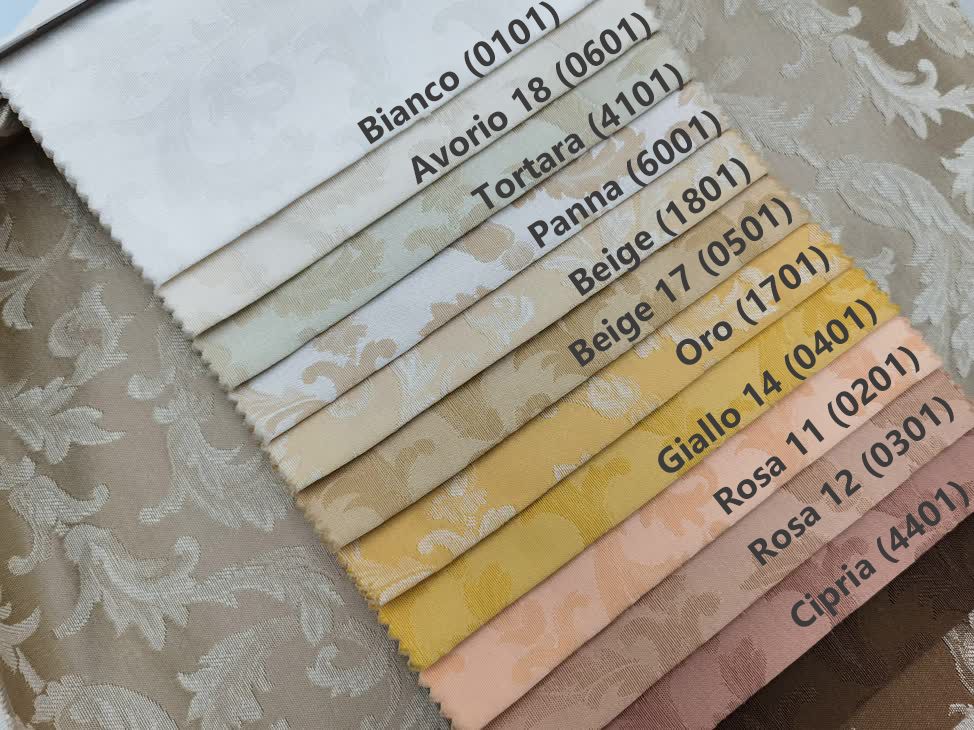 Ткань Casablanca Vanessa Ritorto RJ 0027, Вензель-Завитки от магазина Ткани Мира ✅