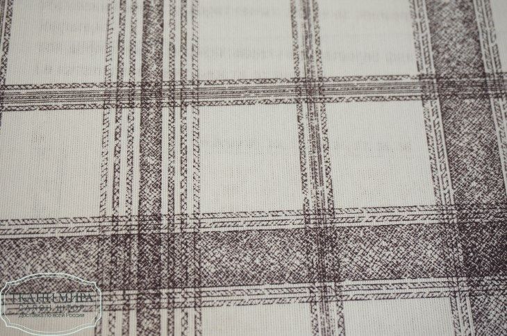 Ткань De Jouy 12, 23, 34, 45, Клетка от магазина Ткани Мира ✅