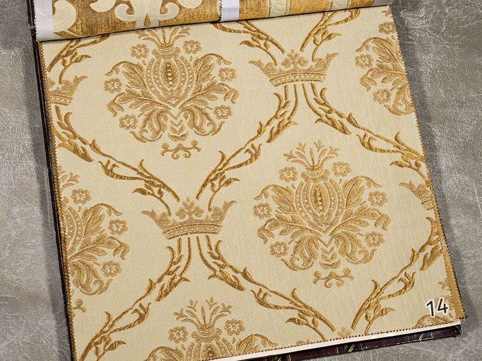 Cadoro 7, 14, 21, 28, 35, 42, 49, 56 ткань 5 Авеню, Вензель-Завитки Дамаск от магазина Ткани Мира ✅