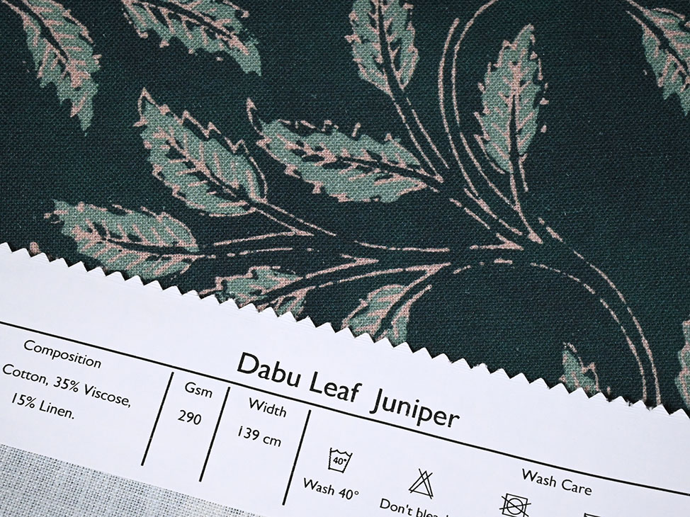 Dabu Leaf ткань Galleria Arben, Цветы-Растения от магазина Ткани Мира ✅