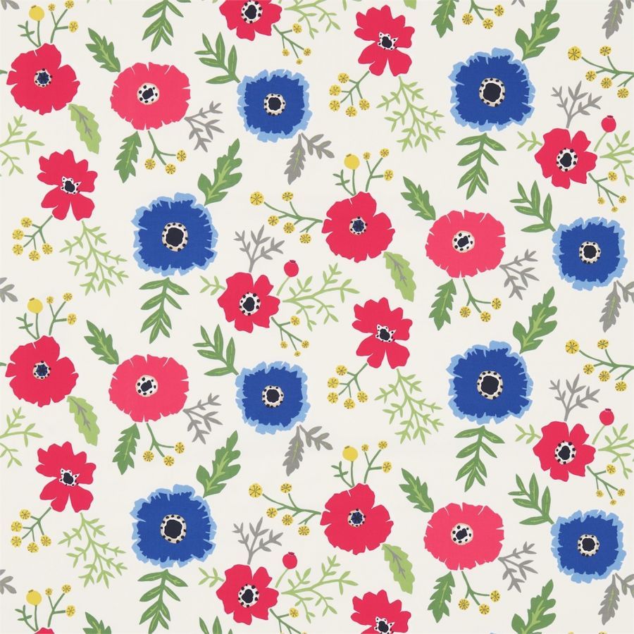 Ткань Sanderson 224620  Papavera Prints & Embroideries, Цветы-Растения от магазина Ткани Мира ✅