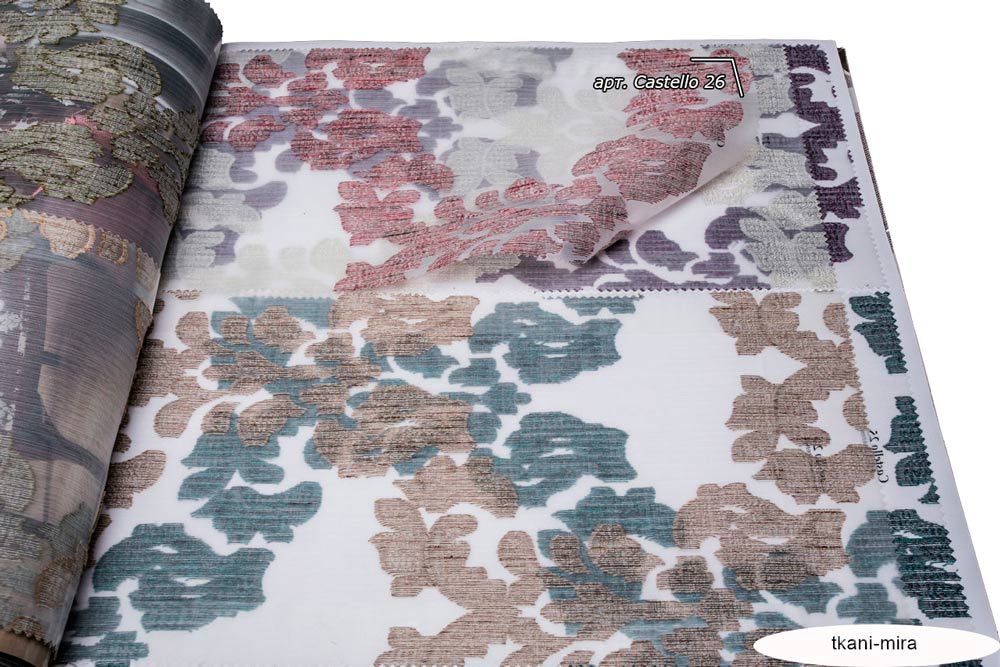 Castello 22,23,24,25,26,27,28 ткань 5 авеню, Цветы-Растения от магазина Ткани Мира ✅