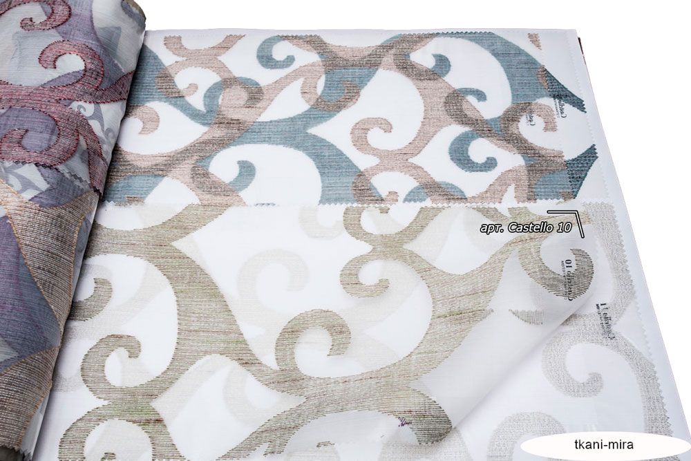 Castello 08,09,10,11,12,13,14 ткань 5 авеню, Вензель-Завитки от магазина Ткани Мира ✅