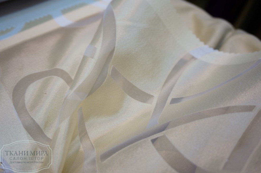 Ткань Adria R243, Вензель-Завитки от магазина Ткани Мира ✅