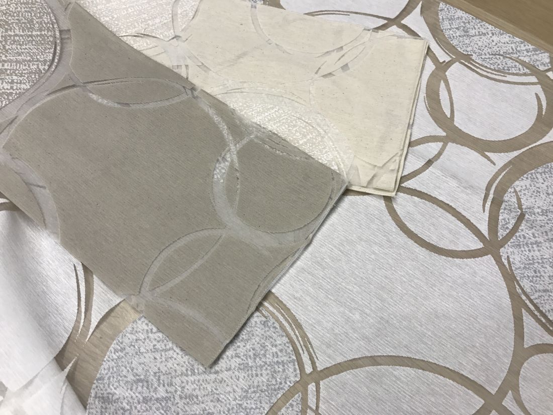 Venus Devore 494  ткань Textile Express, Геометрия от магазина Ткани Мира ✅