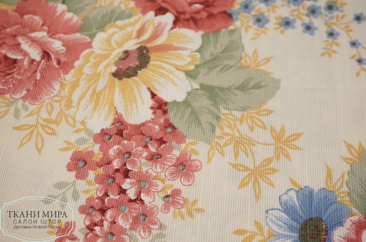 Ткань Corfu 34,36,38,40, Цветы-Растения от магазина Ткани Мира ✅