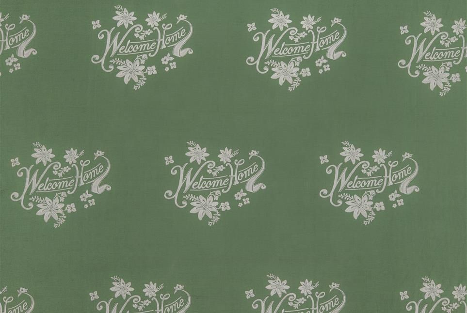 Mountain Deluxe Welcome Home ткань Fine, Буквы-Надписи от магазина Ткани Мира ✅