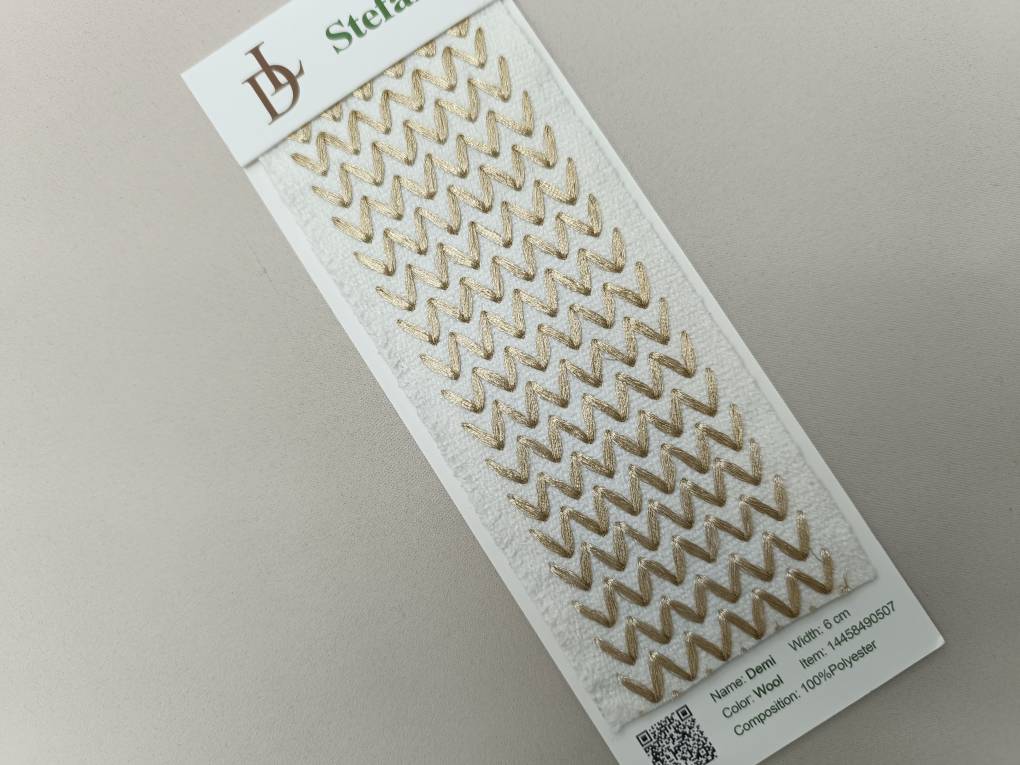 Demi бордюр для штор Daylight, Геометрия от магазина Ткани Мира ✅