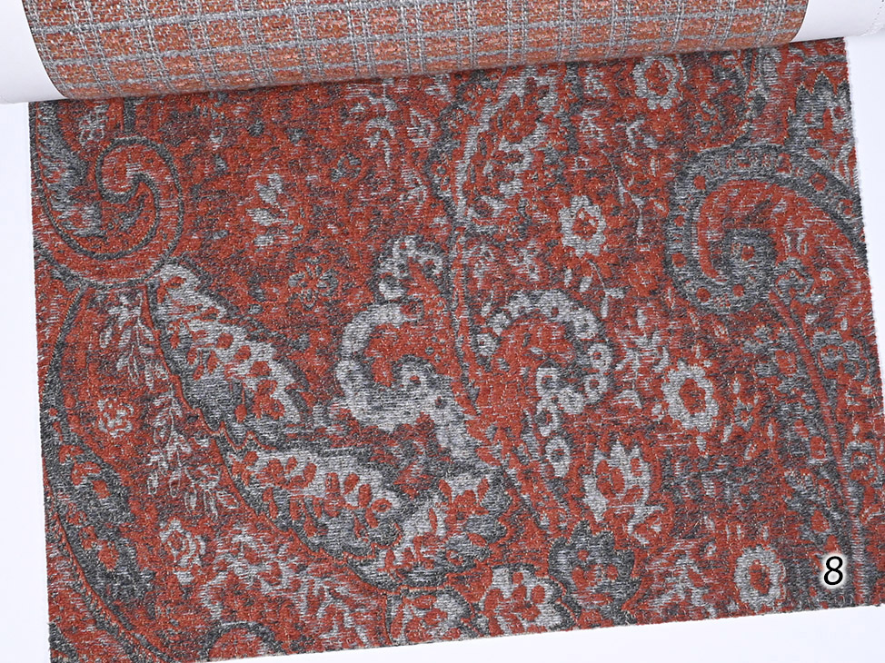 2519 ткань ALDOtessuti, Цветы-Растения Вензель-Завитки от магазина Ткани Мира ✅