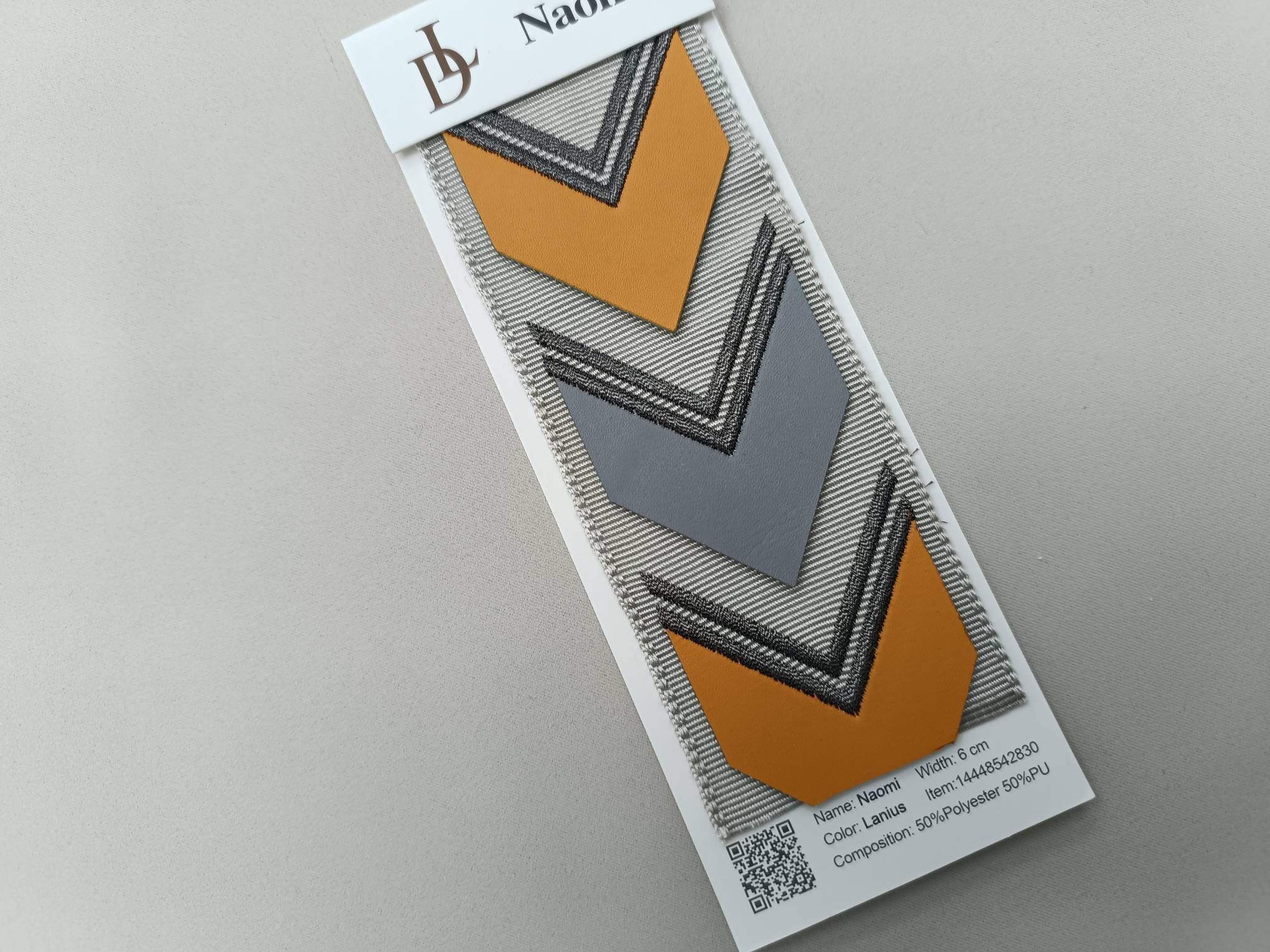 Naomi бордюр для штор Daylight, Геометрия от магазина Ткани Мира ✅