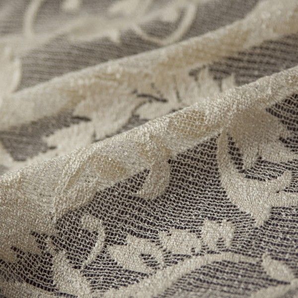 Mona Lisa Embrodery 55496 ткань Vip Dekor, Вензель-Завитки от магазина Ткани Мира ✅