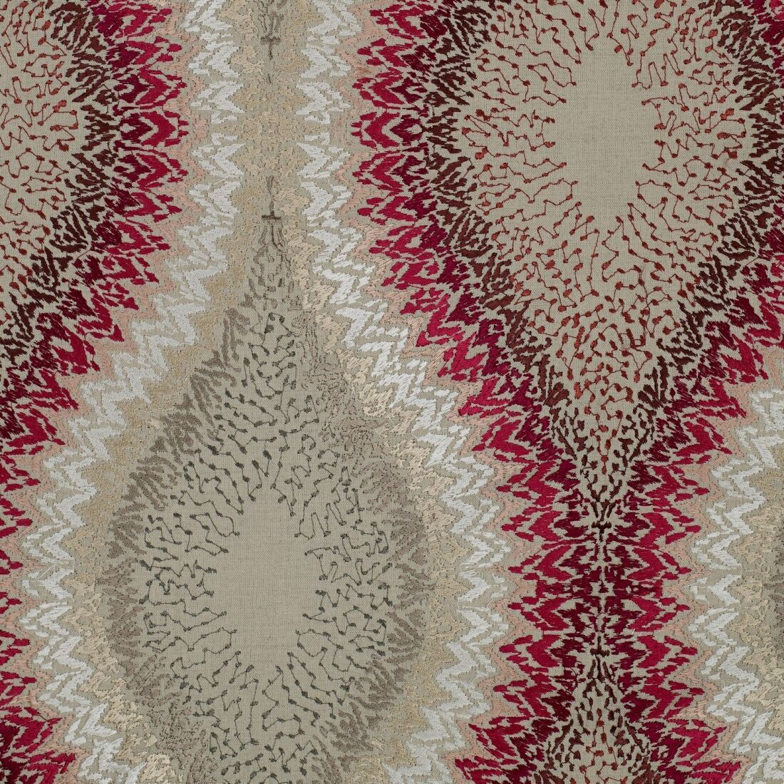 Tempo Flamenco 31601 ткань James Hare, Полоска Волны-Зигзаги от магазина Ткани Мира ✅