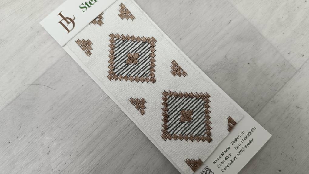 Moana бордюр для штор Daylight, Геометрия от магазина Ткани Мира ✅