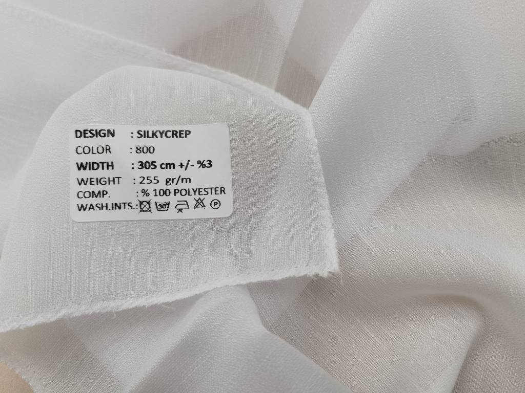 Silkycrep ткань Adeko, Однотонная от магазина Ткани Мира ✅