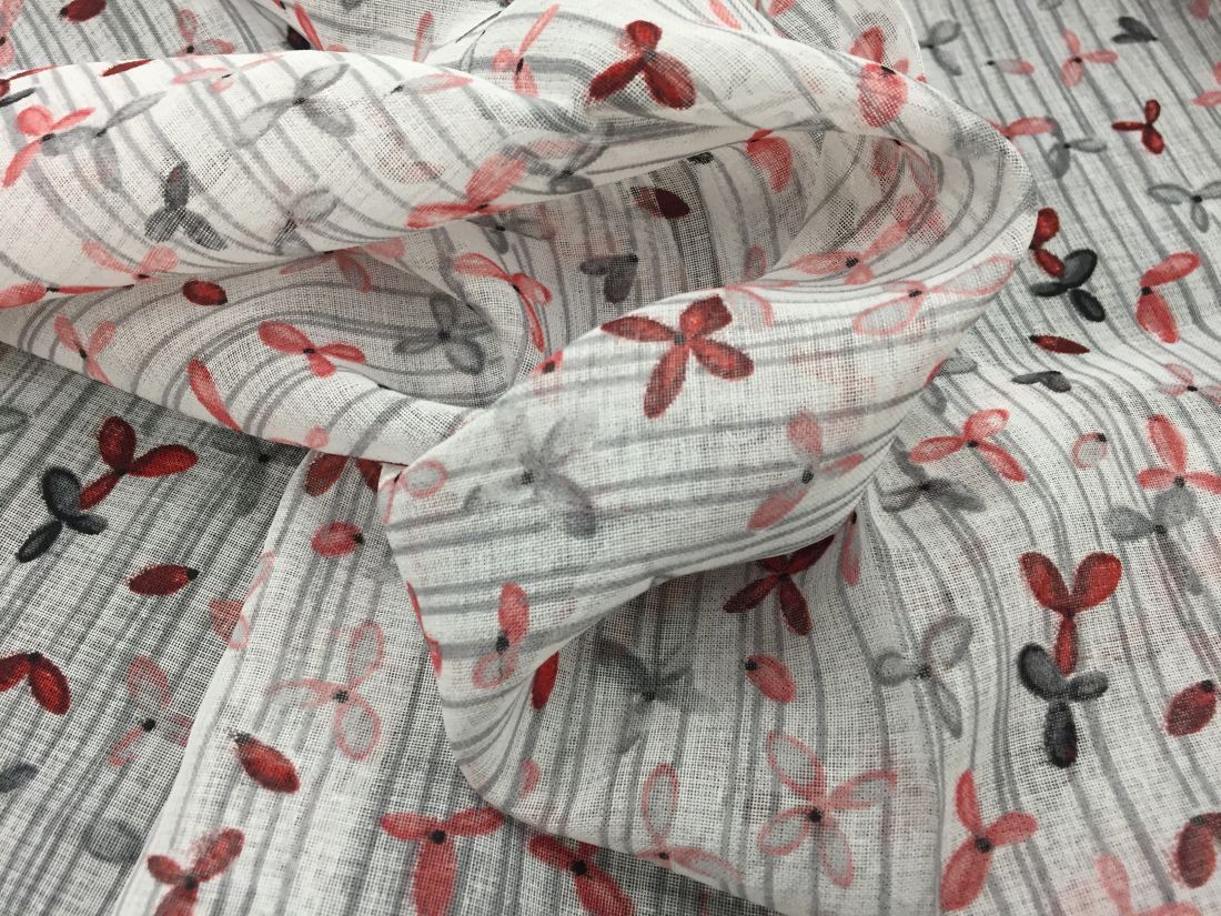 Marabele ткань Via Roma, Цветы-Растения от магазина Ткани Мира ✅